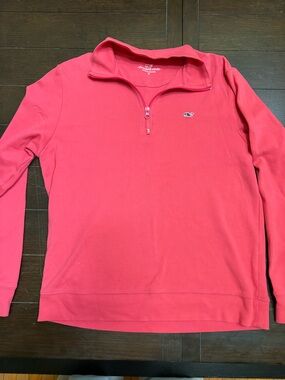 Vineyard Vines Bright Coral Pullover Tee